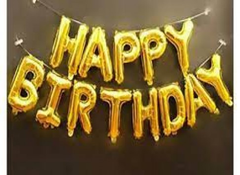 Happy Bithday Foils