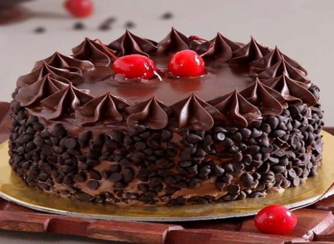 Choco Chips Cool Cake