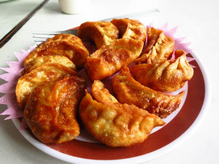 Chicken Fried Momos Spicy Chicken Wrap